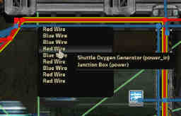 Wire context menu